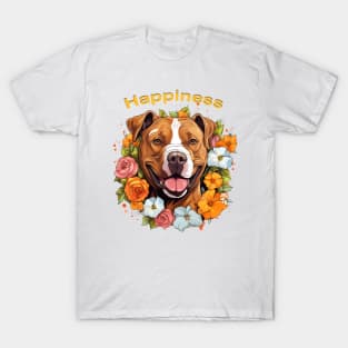 Happiness - Pit Bull T-Shirt